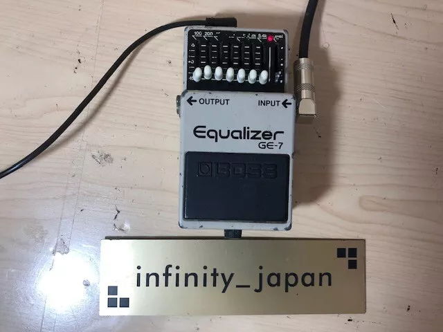 Boss GE-7 Equalizer Guitar Effect Pedal free&fast ship from japan vintage