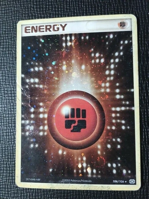 Energie Combat Holo - EX:Emeraude - 106/106 - Carte Pokemon Française