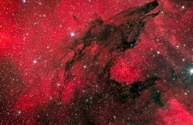 Photo Wall Mural-RED SPACE-(8501)-NON WOVEN-Wallpaper-Stars Univers Galaxie XXL