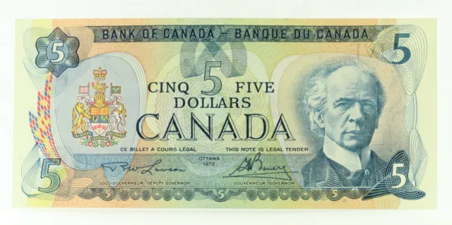 Canada 1979 $5 Bank Note Lawson Bouey BC-53a 30416504852 UNC