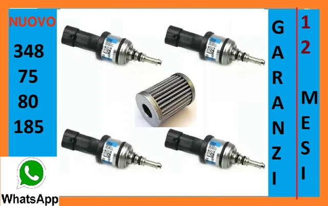 Iniettori BRC Arancio Con Connessione Seeger - Nuovo Tipo, Per Impianti GPL, Materiale Bronzo - Foto 5