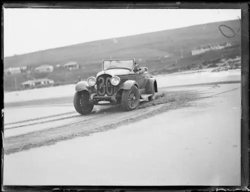 Number 30 car in the Gerringong Motor Race, NSW, 12 May 1930 Old Photo