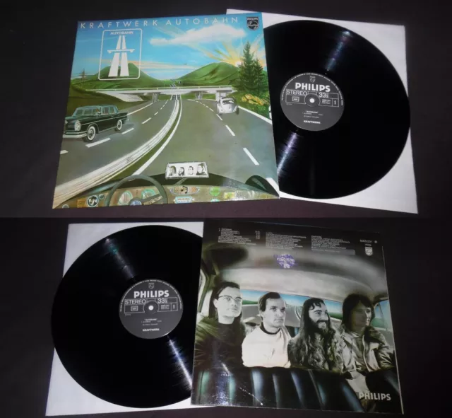 KRAFTWERK - Autobahn LP ORG French Press Philips 75' Krautrock Prog EX!