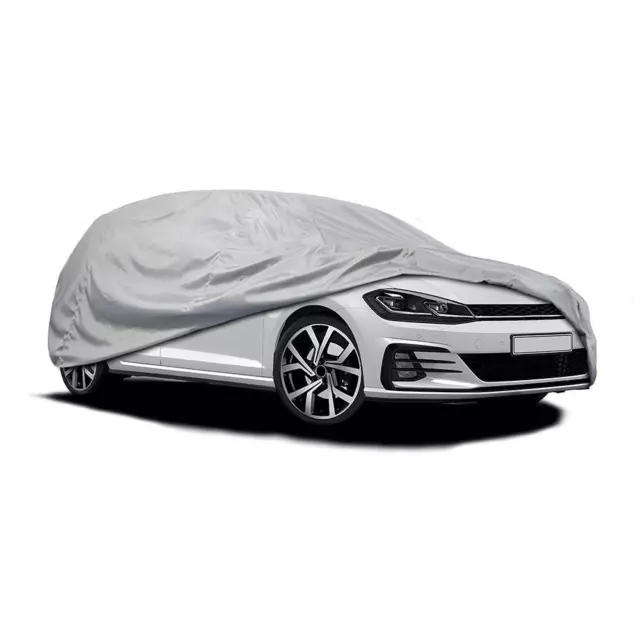 Car Cover UV Protection Waterproof Breathable Medium Size M Universal Grey New