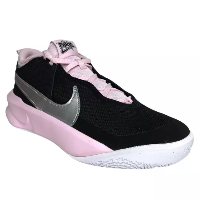 Nike Team Hustle D Youth Girls Basketball Sneakers Size 6Y Black/Light Pink Shoe