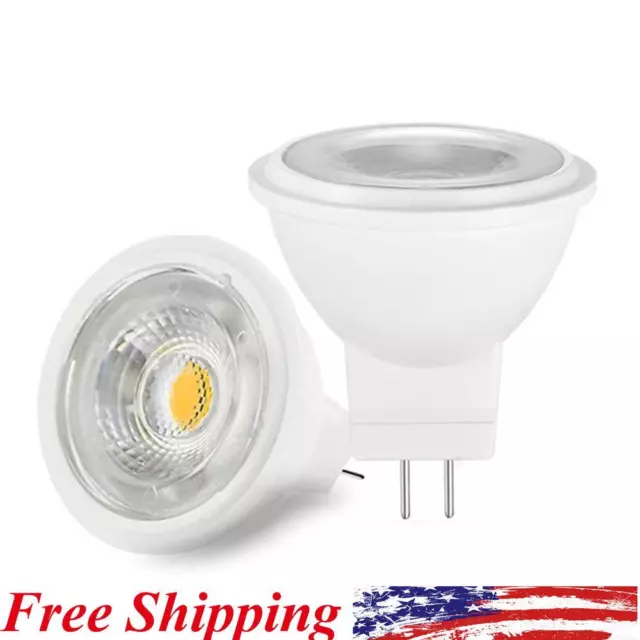 US 5W/3W MR11 GU4 LED Light Bulbs Spotlight Warm/Cool White No Flicker AC/DC12V