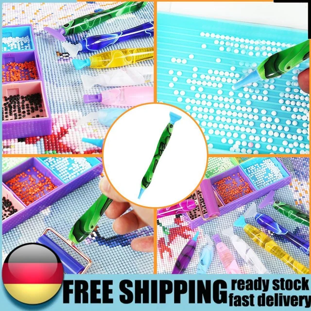 Diamant-Malerei-Zubehör, umweltfreundlich für DIY-Malerei, Kunsthandwerk (grün)