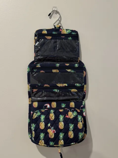 NWT Vera Bradley Medium Travel Organizer Hanging Bag - Toucan Party Pineapples