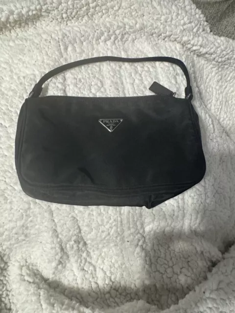 PRADA Tessuto Nylon Sport Mini Shoulder Bag Black Handbag