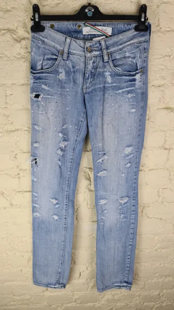 MET Distressed Ladies Jeans Size: W 27 L 32 VERY GOOD Condition