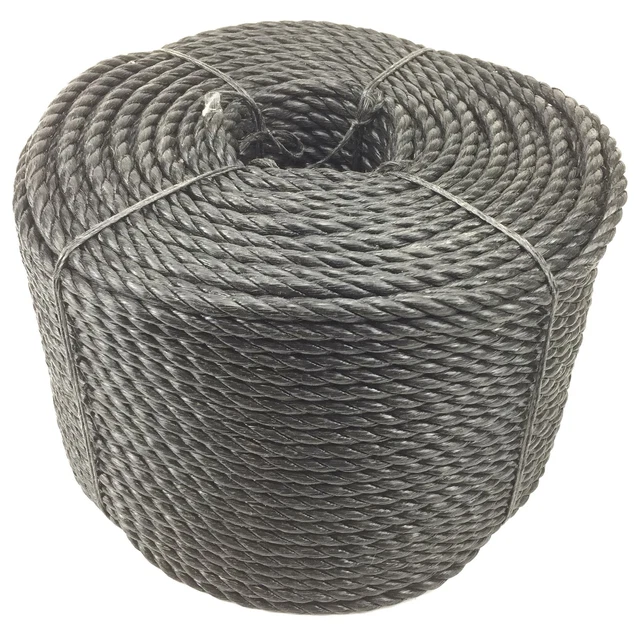 Corde Polyéthylène Orange 10mm X 100m - Flottante, Pour Bateau, Sauvetage, Ligne De Vie