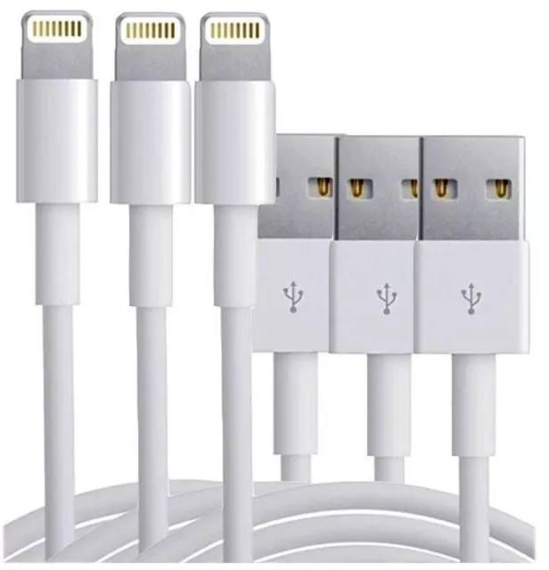 0.9m, 1.8m, 3M Combo Pack De para Cargar Cables Compatible Con IPHONE 5-14