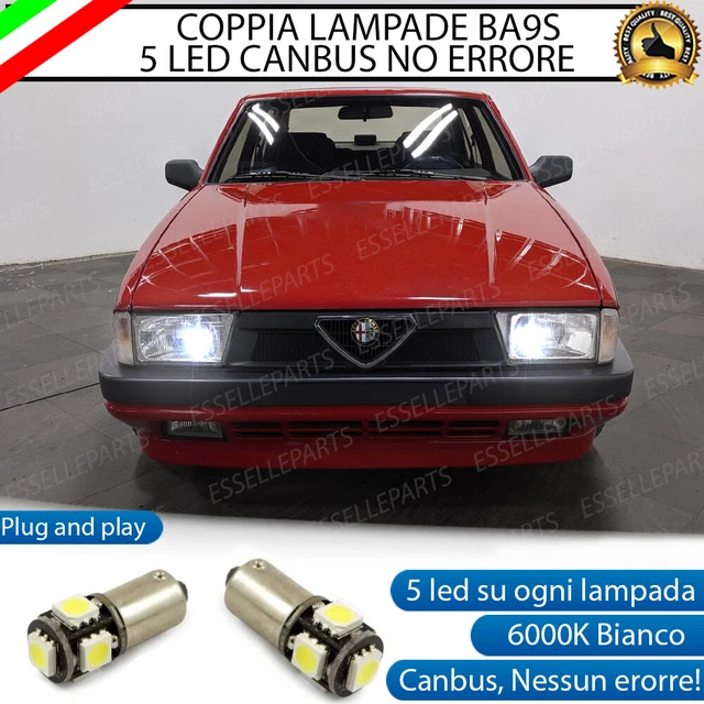 COPPIA LUCI DI POSIZIONE 5 LED ALFA ROMEO 147 MK2 CANBUS BIANCO NO - Foto 9