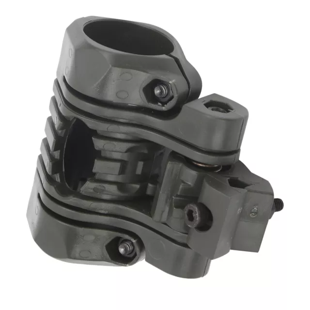25mm Helmet Flashlight Mount Clip Flashlight Holder Portable Torch Plastic Clamp