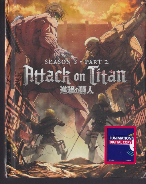 Attack On Titan Season 3 Part 2 Episode 4 Countdown ATTACK ON TITAN Season 3 Part 2 Limited Edition (BD/DVD, 2020, 4-Disc
