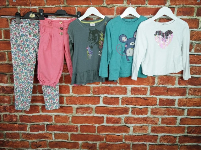 Girls Bundle Age 4-6 Years Crew Clothing Next Jeans Shorts Tees Summer Set 116Cm