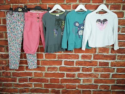 Le ragazze Bundle età 4-6 anni Crew Clothing NEXT Jeans Pantaloncini Tees Estate Set 116CM
