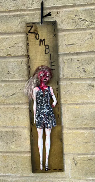 OOAK Creepy Doll Haunted Horror Zombie Gothic Possessed "ZOMBIE" Fashion doll