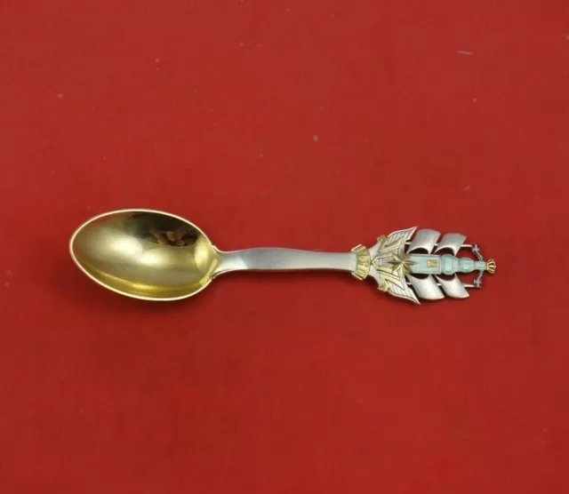 Christmas Spoon by A. Michelsen Danish Sterling Silver Teaspoon 1930 In Port