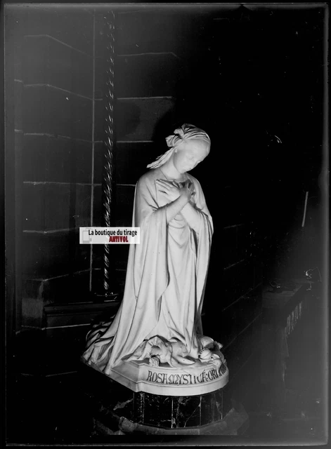 Négatif Photo Stéréoscopique 6x13 Cm – Noir Et Blanc – France 1900-1939
