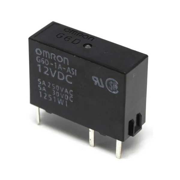 Omron G6D-1A-ASI-12DC SPNO PCB Relay 5A 12VDC