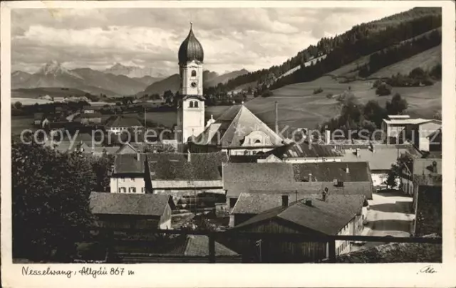 72187674 Nesselwang mit Zugspitze Nesselwang