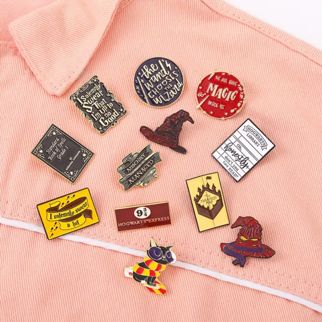 Kids Funky Game Carton Cute Anime Magic Boys Girls Party Gift Badge Brooch Pin