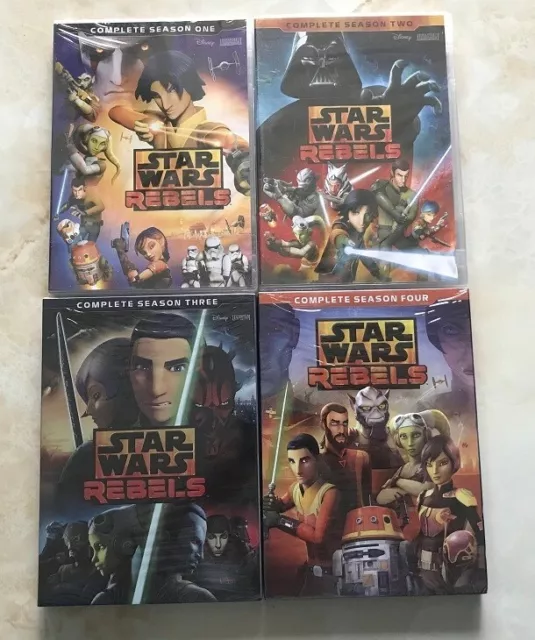 STAR WARS REBELS:The Complete Series Season 1 - 4 ( DVD, 2019, 14-Disc Box Set