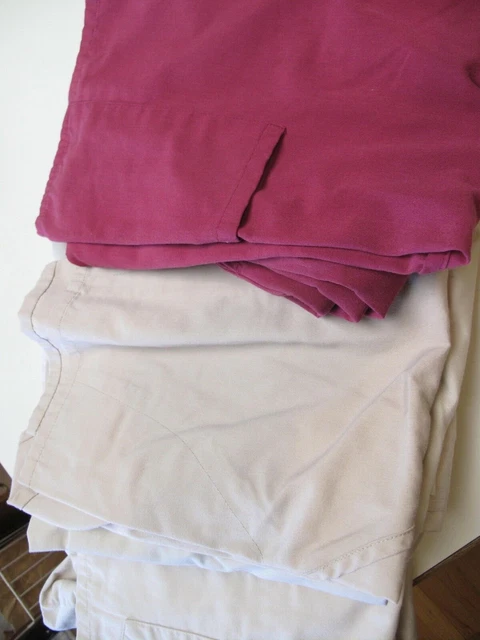 3 Medical Scrub Sets (Pants & Top) Plus 2 Pants Size Xtra Small