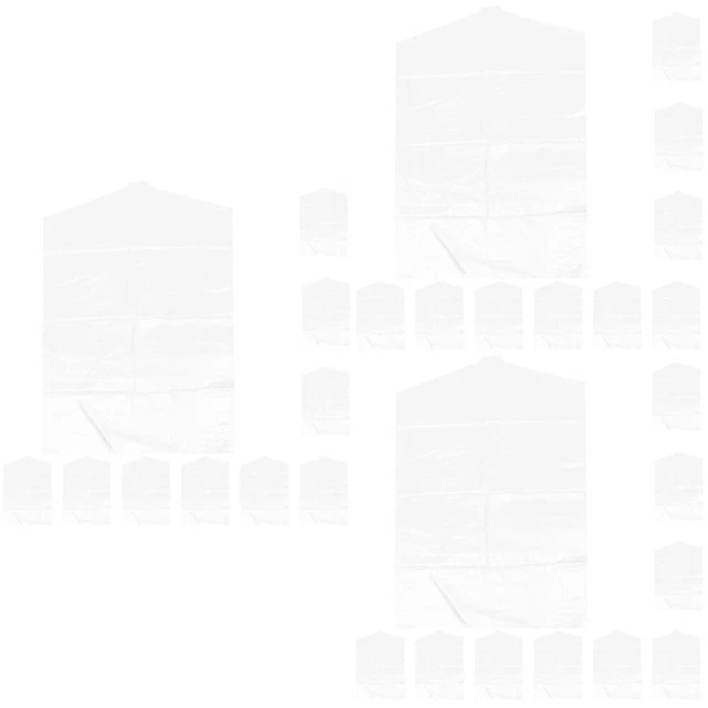 30 uds armario transparente para el hogar fundas para colgar bolso tradicional