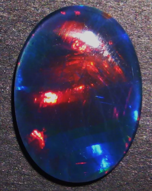 Brilliant Multicolour Natural Australian Opal Triplet Gem grade 18x13mm (1651)