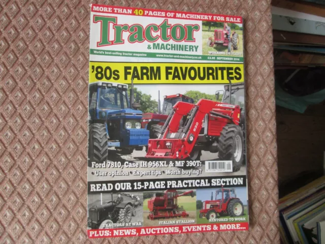 tractor & machinery worlds best selling tractor magazine issue september 2014
