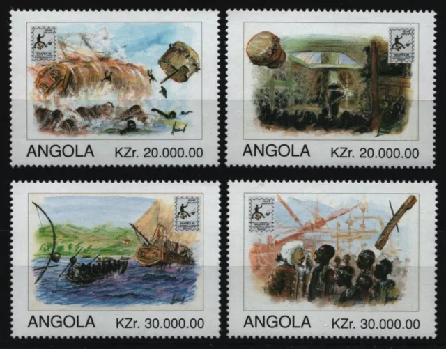 Angola 1996 - n. Michel 1093-1096 ** - nuovo di zecca - trasporto schiavi