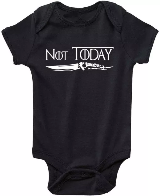 Arya Stark Game of Thrones "NOT TODAY" GOT T-Shirt 3