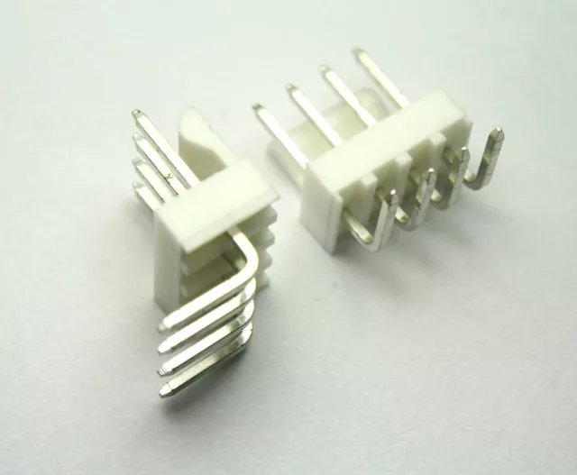 20pcs Molex/Waldom KK Connectors, Right Angle, 4pos, 2.54mm  22-05-3041