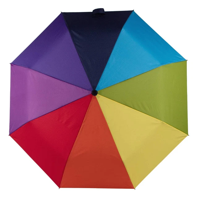 Keith Kimberlin 'Dogs' Folding Compact Umbrella – Multicolored, With Sleeve – Women's Style