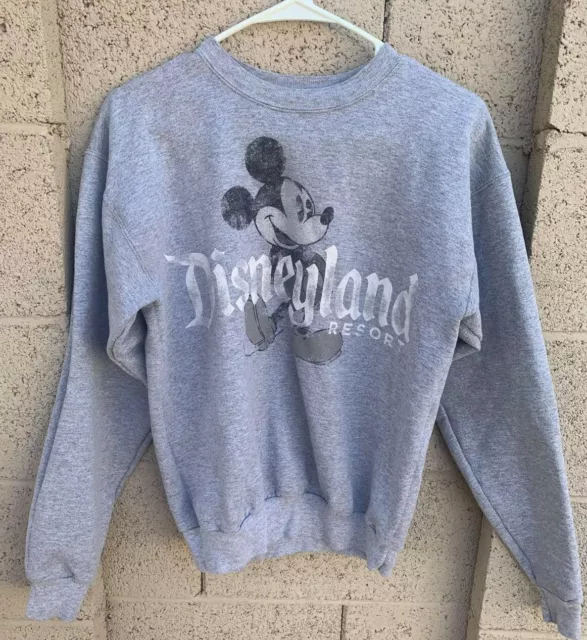 VIntage Disneyland Resort Sweatshirt Size Small Mickey Mouse Crewneck Hanes