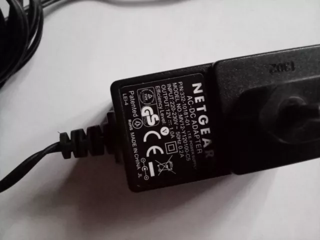 Adaptateur chargeur NETGEAR 230 v 12V 1A