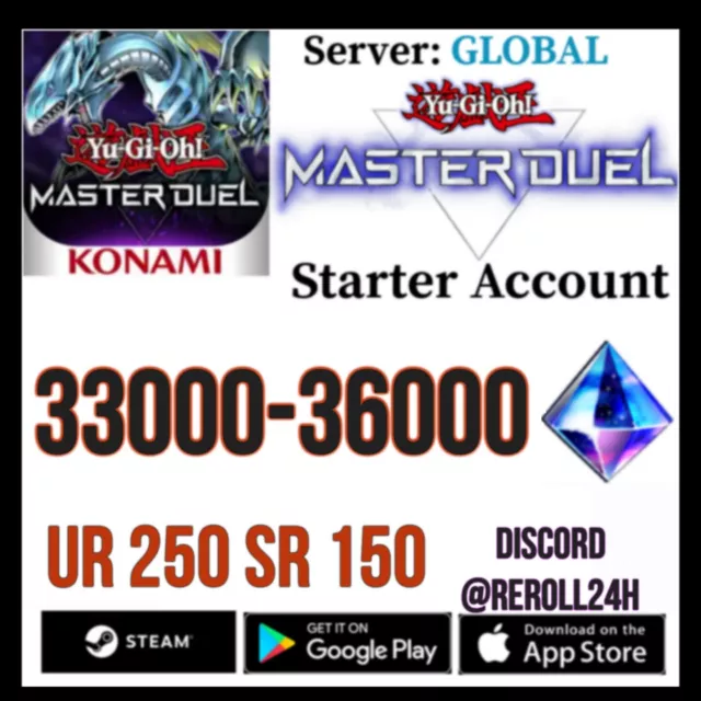 Yu Gi Oh Master Duel +30,000 Gems Instant Delivery