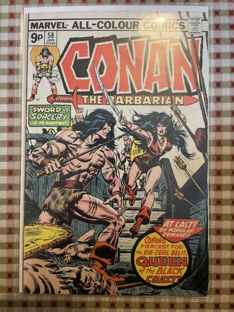 Conan The Barbarian #58 – 1st Appearance of Belit (MARVEL COMICS)