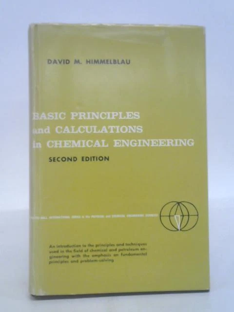 BASIC PRINCIPLES AND Calculations in Chemical Engineering (1967) (ID