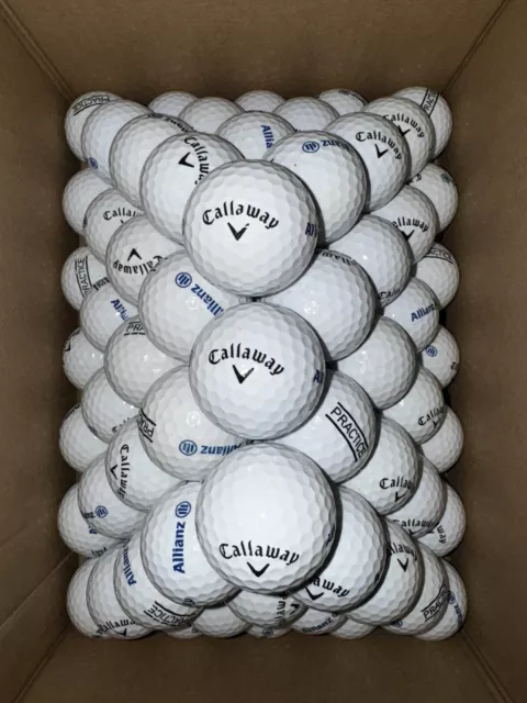 50 Stück Aaa-Aaaa Practice Balls Callaway  Lakeballs Saubere Golfbälle