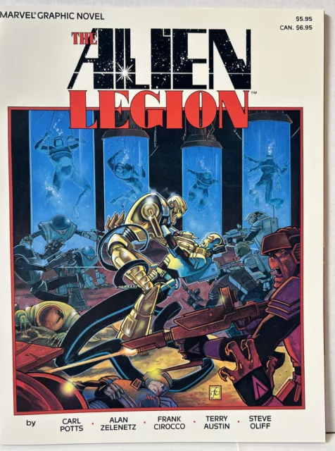Marvel Graphic Novel: The Alien Legion - A Grey Day to Die (Marvel, 1986) *NM+*