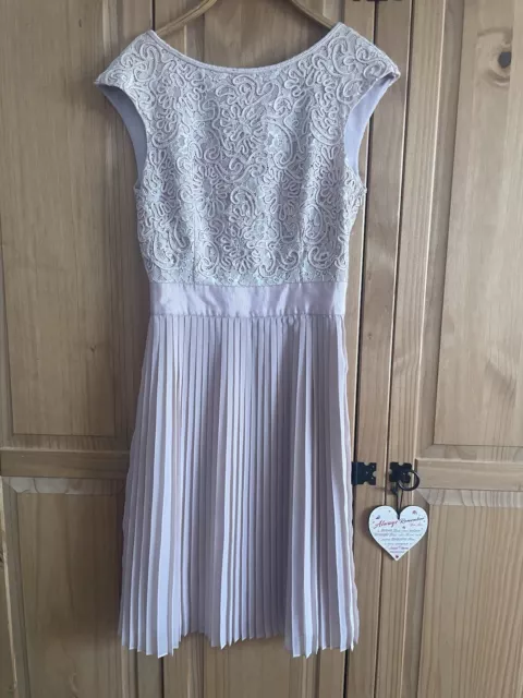 TED BAKER LANGLEY Dress Size 3 Ivory Special Occasion Party Wedding 50.00 PicClick UK