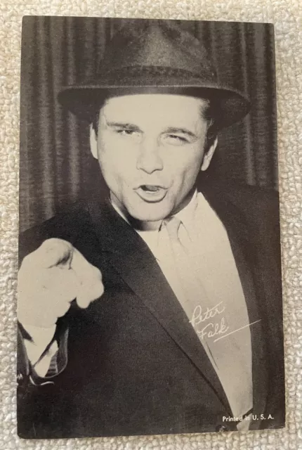 Vintage Rare Peter Falk late 1950’s Actor Postcard Blank Back Unused!