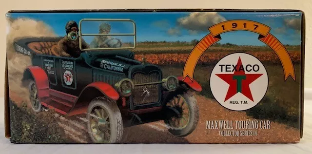 Ertl Texaco 1917 Maxwell Touring Car Coin Bank Collector Series 14 NEW see pics