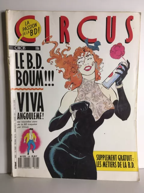 J2 - Circus 106 - La Passion De La Bd - Revue - Magazine - Vintage Collector