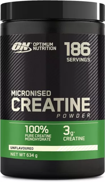 Optimum Nutrition 634G  Creatine Powder | Creatine Monohydrate | 186 servings