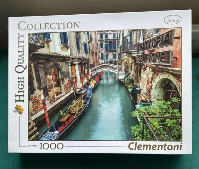 Clementoni 1000 Piece High Quality Collection Jigsaw - Travel - Venice Canal