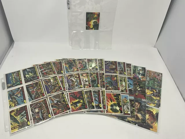 Vintage 1994 Mars Attacks Topps 98 Trading Card Set Missing Card 99 Last Card NM